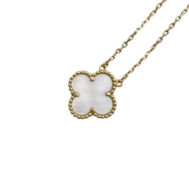 Van Cleef & Arpels Necklace Vintage Alhambra Pendant Yellow Gold in Yellow from The Reluxe