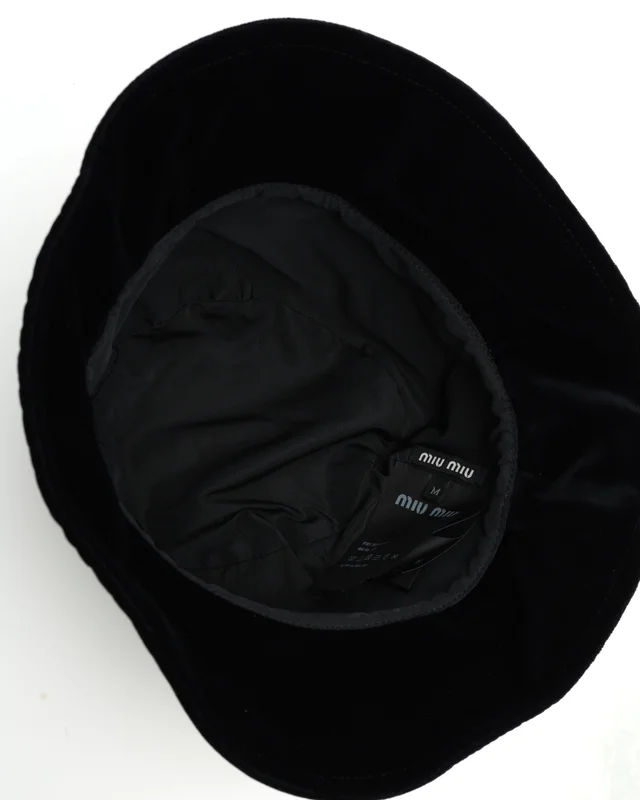 Miu Miu Velour Bucket Hat from A Retro Tale, photo 5 of 5