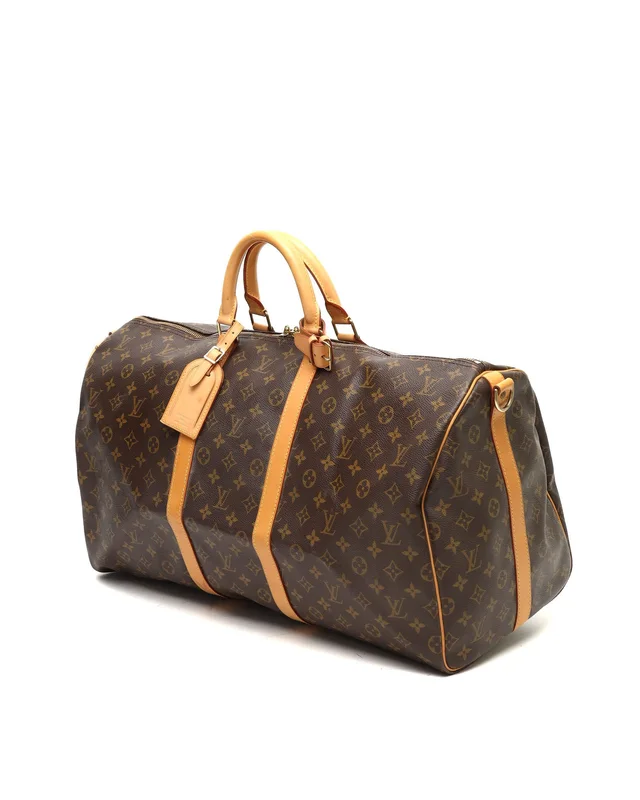 Louis Vuitton Monogram Keepall Bandoulière 55 Weekend Bag in Coated canvas from A Retro Tale, photo 2 of 11