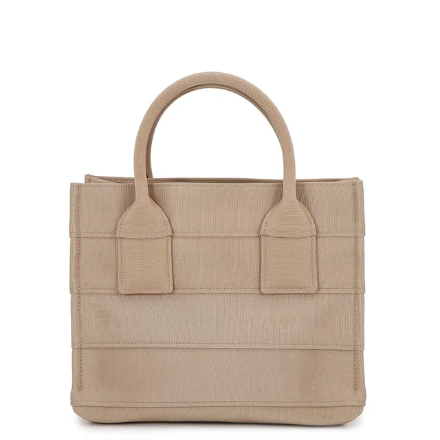 Ferragamo Beach Handbag Beige214988 765805 Canvas Size Small in Canvas from GALLERY RARE