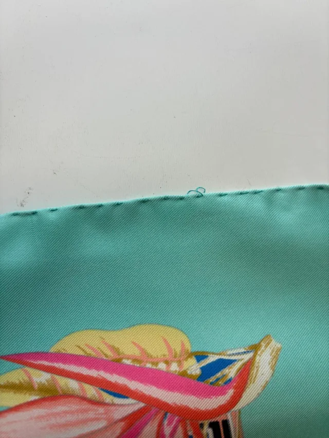 Hermès Carré 90 Silk Multicolor Multicolour Accessory in Multicolor Silk from HEWI, photo 6 of 6