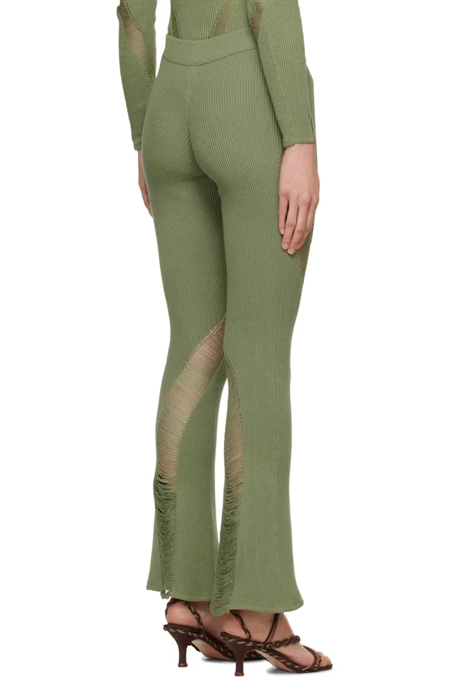 Isa Boulder SSENSE Exclusive Green Trousers, photo 3 of 4 from SSENSE