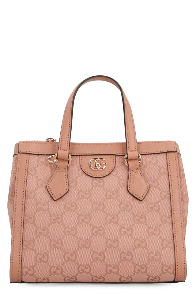 Gucci Ophidia Tote Bag — Pink Cotton in Pink Coated canvas from HEWI