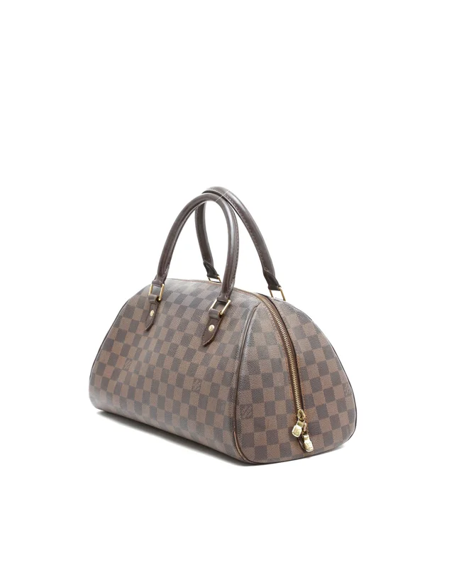Louis Vuitton Damier Ebene Rivera MM Bag in Brown Canvas from A Retro Tale, photo 2 of 12