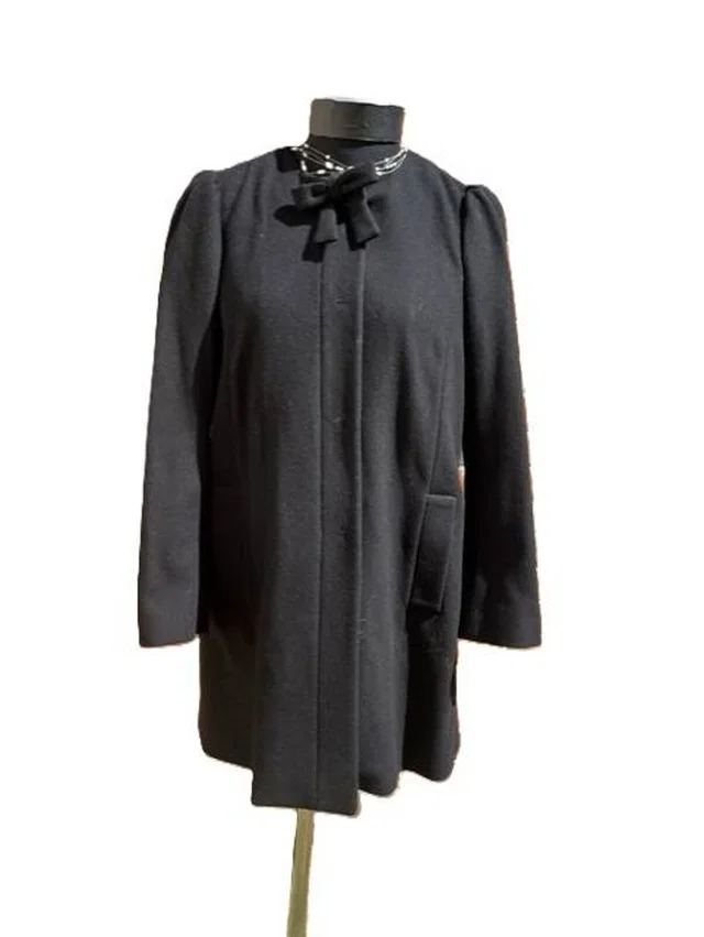 REDValentino 80% black wool coat black Size: 16 in Black Wool from Oxfam Online Shop