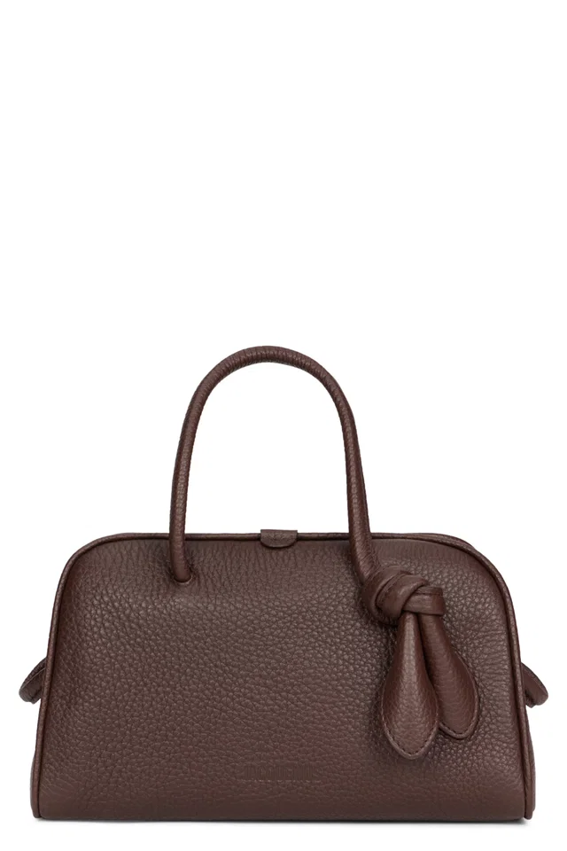 Jacquemus Shoulder Bag — Brown Leather in Brown Leather from HEWI