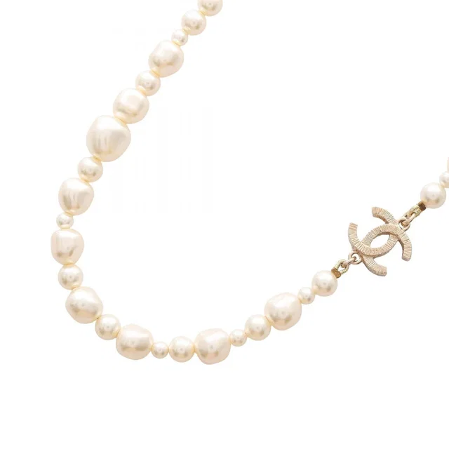 Chanel Necklace 12C CC Logo from The Reluxe
