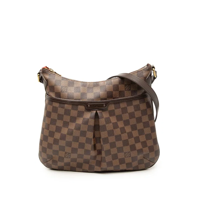 Brown Louis Vuitton Damier Ebene Bloomsbury PM Crossbody Bag in Brown Canvas from Designer Revival