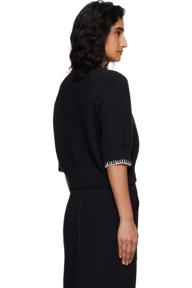 YMC Black Kwai Cardigan, photo 3 of 4 from SSENSE