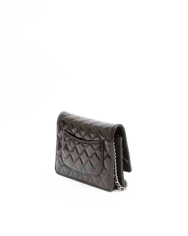 Chanel Patent Wallet On Chain Bag in Patent leather from A Retro Tale, photo 3 of 12