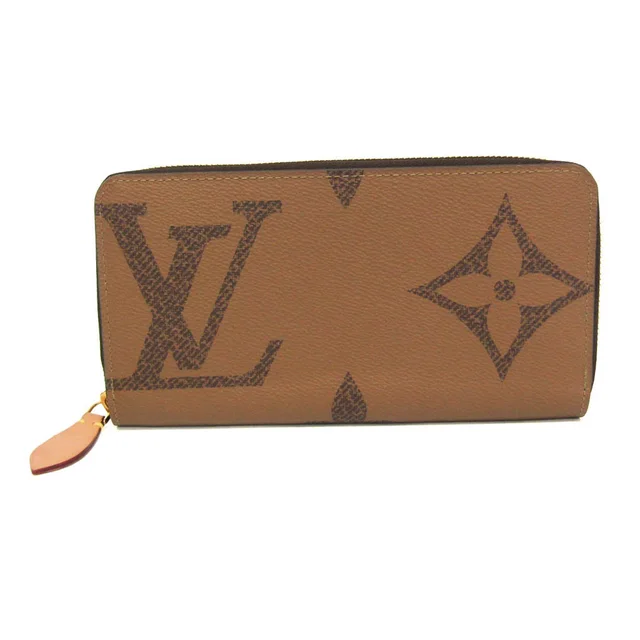 Louis Vuitton Zippy Wallet Monogram Giant M69353 Women's Monogram Reverse Wallet (bi-fold) Brown in Brown Monogram Reverse from Elady