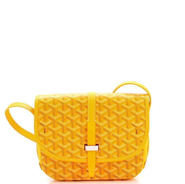 Goyard Pm Belvedere Ii Messenger Bag Coated Canvas in orange Coated canvas from Poshmark
