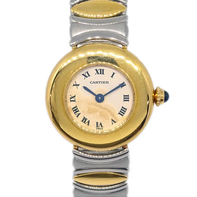 Cartier Must Colisee Belle Epoque Quartz Watch 18KYG from AMORE Vintage Tokyo