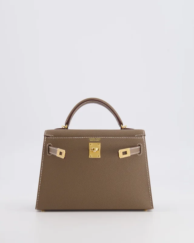 Hermès Mini Kelly II Bag in Taupe Epsom leather from Sellier, photo 2 of 2