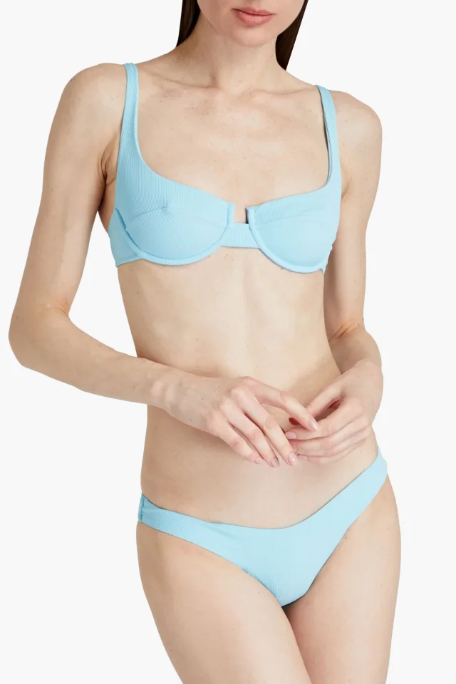 Melissa Odabash Montreal Ribbed Low-Rise Bikini Briefs, photo 2 of 4 from THE OUTNET