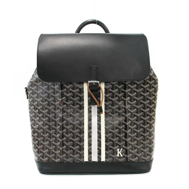 Goyard Alpin MM Backpack Black in Black Leather from The Reluxe