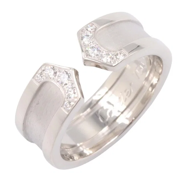Cartier Ring C2 18K White Gold Diamond in White from The Reluxe