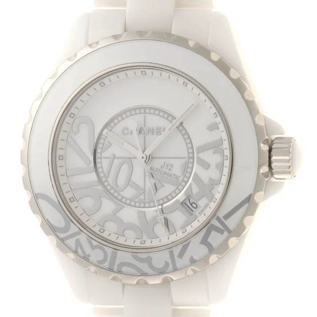 Chanel J12 Graffiti 38 World Limited Edition Watch White Ceramic Dial Automatic in White Ceramic from The Reluxe
