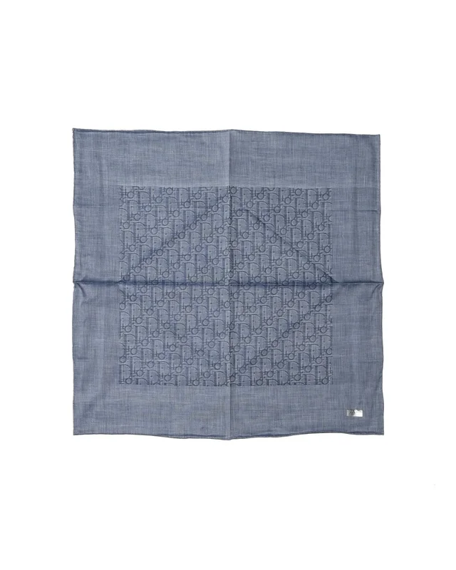 Dior Oblique 50 Cotton Scarf from A Retro Tale, photo 2 of 2