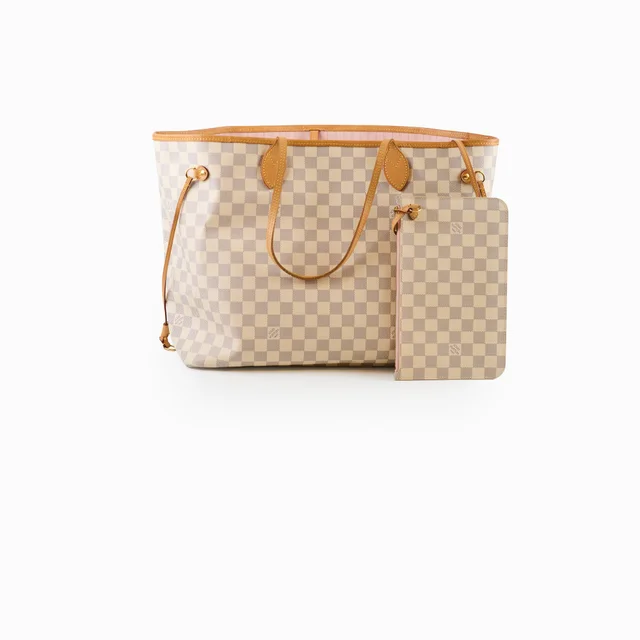 Louis Vuitton Neverfull GM Damier Azur (with Pouch) in Canvas from The Purse Affair