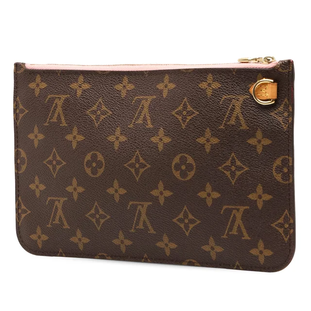 Brown Louis Vuitton Monogram Neverfull MM Pouch in Brown Coated canvas from Designer Revival, photo 2 of 2