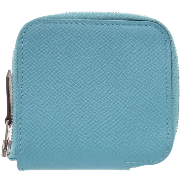 Hermès Azap Silk In Compact Mini Veau Bleu du Nord in Blue Calfskin from The Reluxe