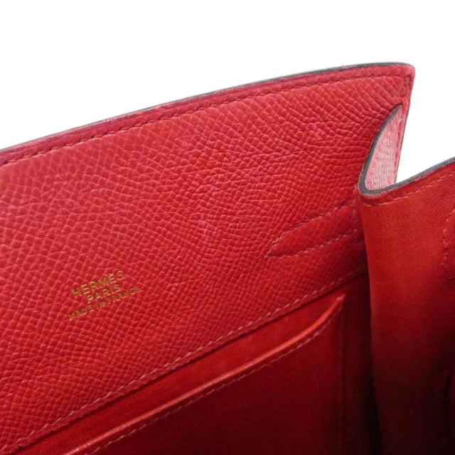 Hermès Kelly Sport PM Shoulder Bag in Red Calfskin from LuxUness, photo 9 of 10
