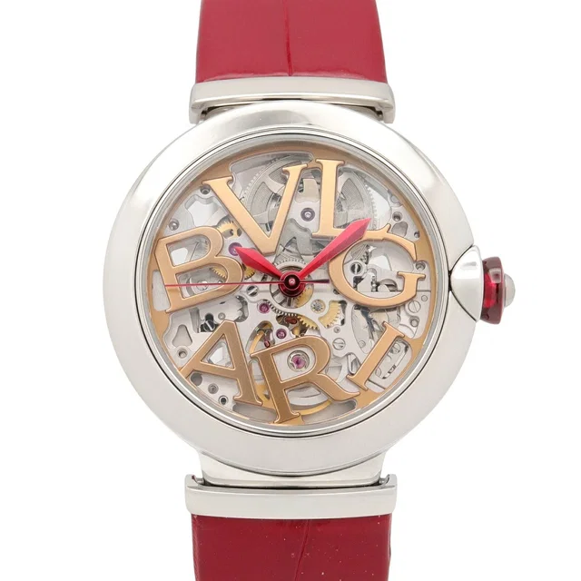 Bvlgari Lvcea Skeleton Stainless Steel Watch from LuxUness