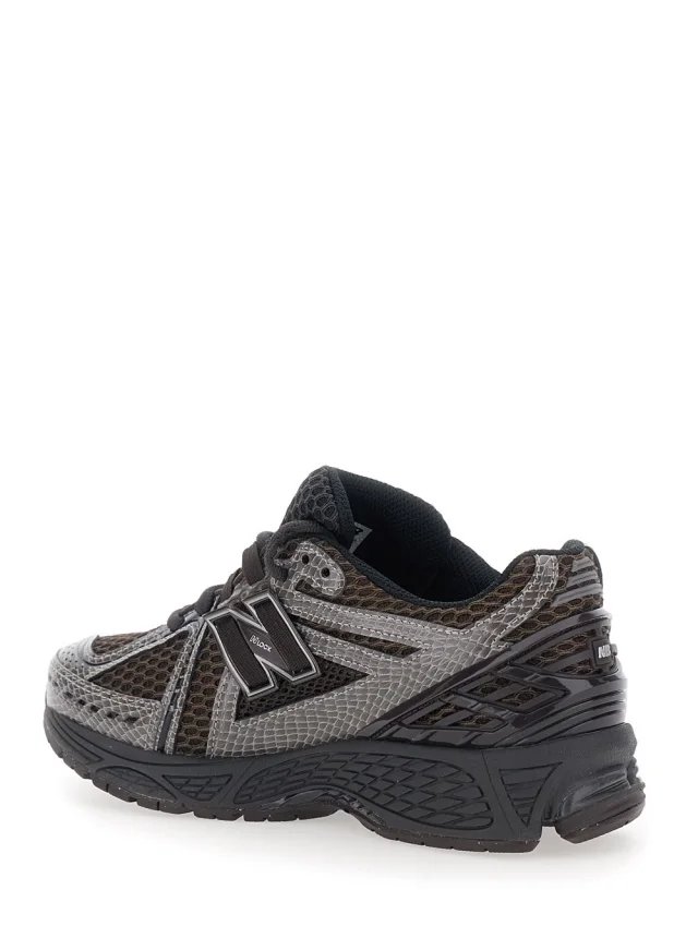 NEW BALANCE '1906R' Brown Sneakers with Mesh Details and Rubber Sole in Leather and Fabric Women in Brown 100% Synthetic/Mesh, photo 5 of 7 from Gaudenzi Boutique