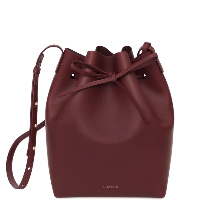 Mansur Gavriel Bucket Bag Calf, Burgundy/Burgundy from Cultstatus, photo 1 of 1