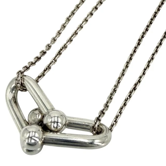 Tiffany & Co. HardWear Necklace Double Link 925 Sterling Silver in Silver from The Reluxe
