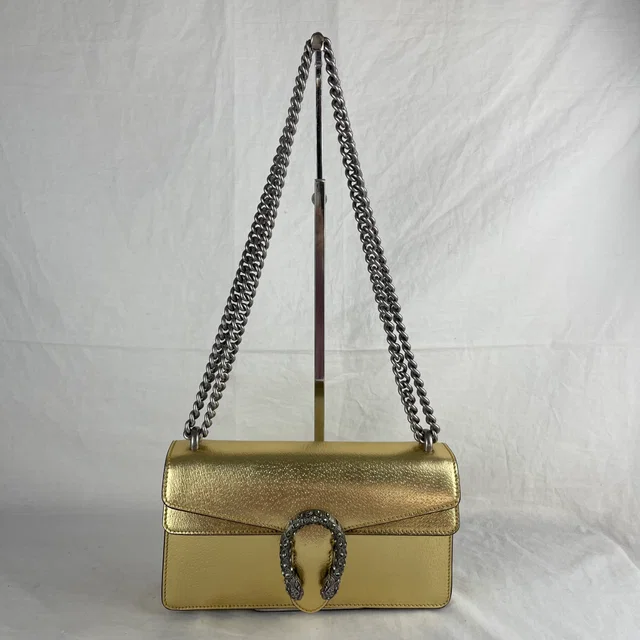 Gucci Dionysus Small Bag in Crystal, Enamel, Lame Leather from Reowned