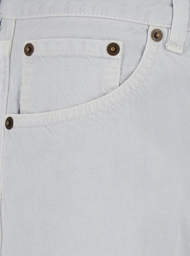 HAIKURE Gray Jeans with Belt Loops and Logo Patch on the Back in Denim Woman in Grey, photo 6 of 6 from Gaudenzi Boutique