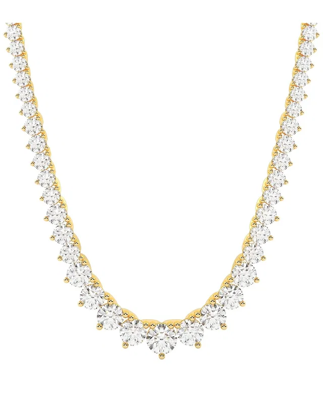 Lab Grown Diamonds 14K 25.00 ct. tw. Lab-Grown Diamond Necklace, image 1 of 1 from Rue La La