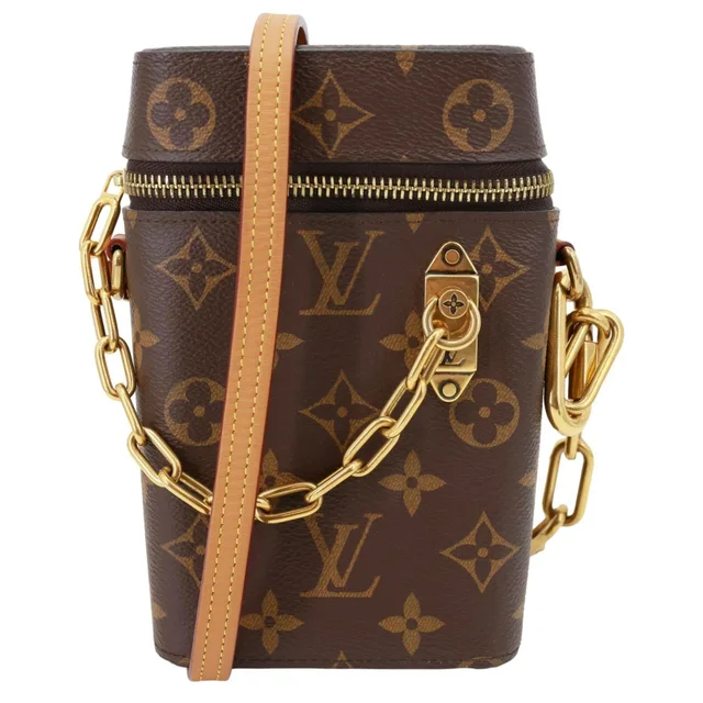 Louis Vuitton Legacy Monogram Canvas Phone Box Brown in Brown Coated canvas from Dallas Designer Handbags