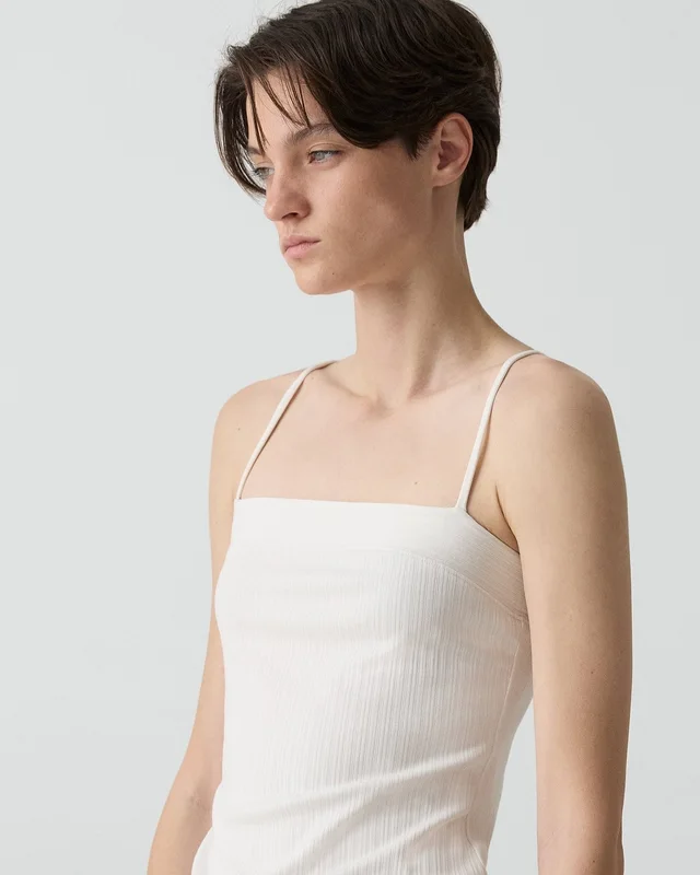 Theory Camisole Tank Top in Stretch Rib, photo 5 of 6 from Theory