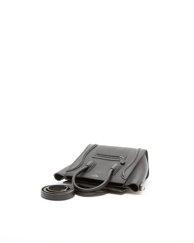 Celine Nano Luggage Bag in Denim from A Retro Tale, photo 4 of 9