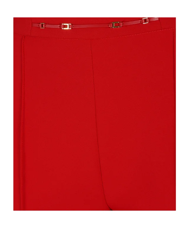 Elisabetta Franchi pressed-crease flared trousers, photo 3 of 3 from SENSER