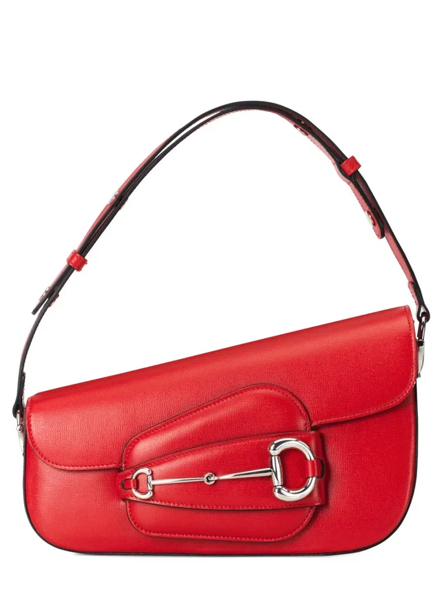 Gucci Horsebit 1955 Shoulder Bag — Red Leather in Red Leather from HEWI