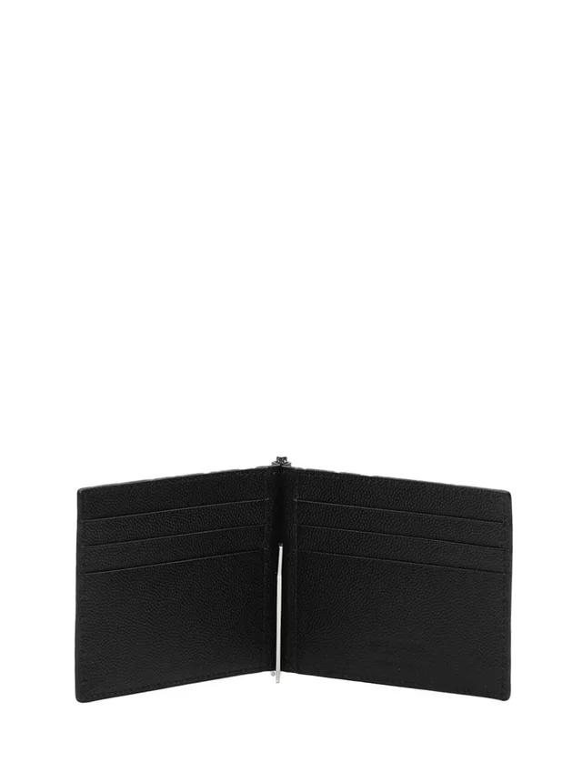 Saint Laurent Calf Leather Wallet — Black in Black Calfskin from HEWI