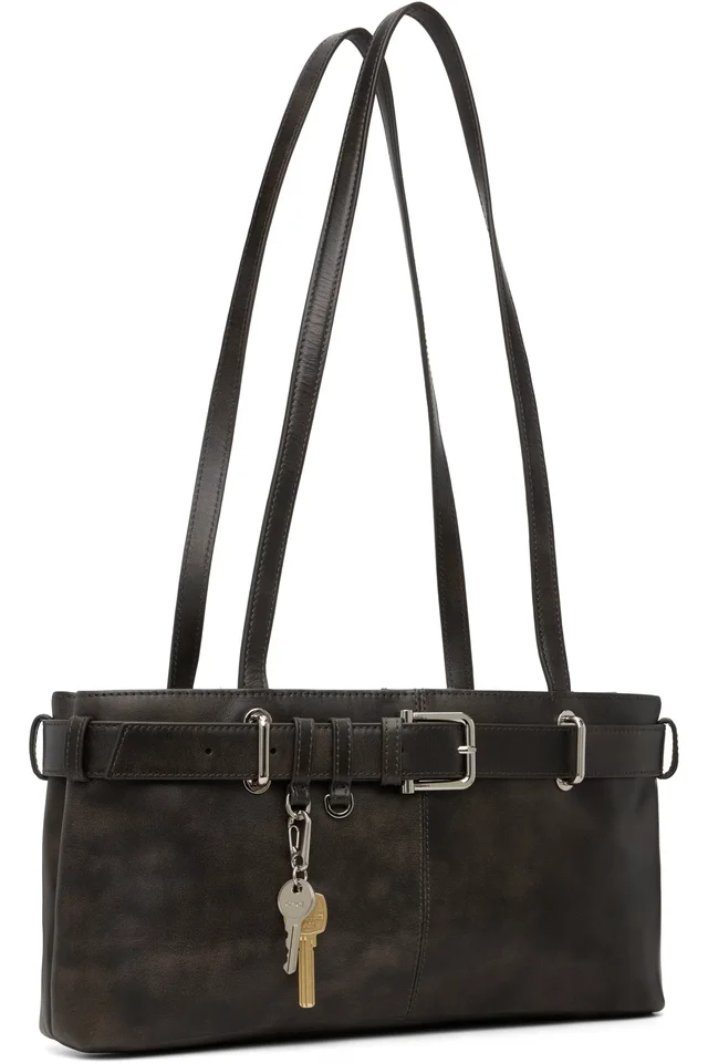 OSOI Brown Shoulder Brocle Bag, photo 2 of 2 from SSENSE