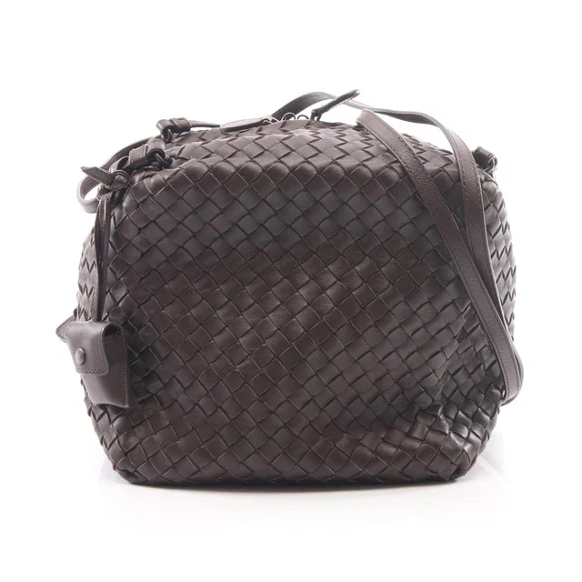 Bottega Veneta Intrecciato Leather Shoulder Bag in Woven leather from LuxUness