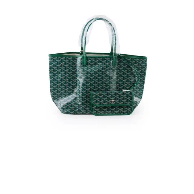 Goyard St Louis Tote PM Green in Green Canvas from The Purse Affair