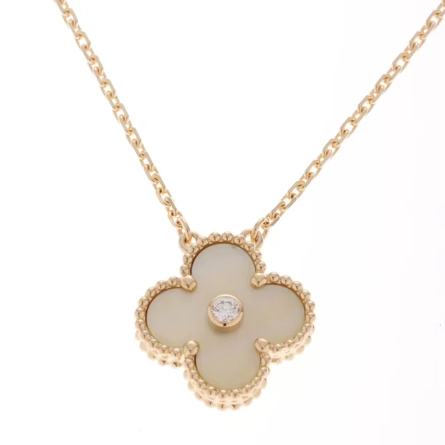 Van Cleef & Arpels Vintage Alhambra NC YG Wmp D Necklace 18k Yellow Gold 18k in Yellow from The Reluxe