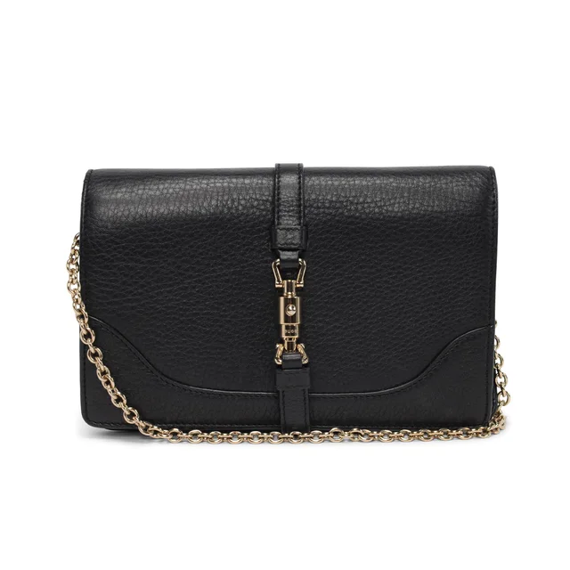 Gucci Pebbled Calfskin Broadway Evening Bag in Black Calfskin from Blue Spinach