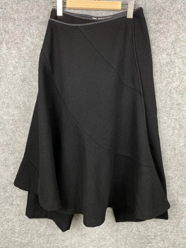 Comme des Garçons 1999aw Wool Wrap Wideleg Skirt Vintage in black Wool from Grailed