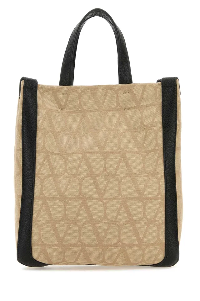 Valentino Garavani Tote Bag — Beige in Beige Canvas from HEWI
