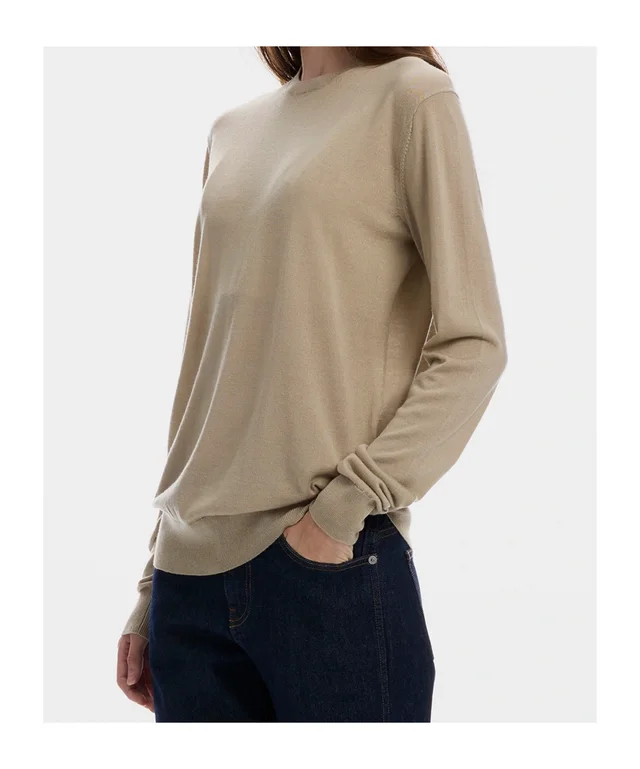 Toteme fine-knit crew-neck sweater, photo 2 of 6 from SENSER