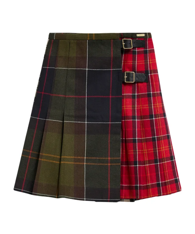 Barbour Plaid wrap midi skirt from SENSER, photo 1 of 1