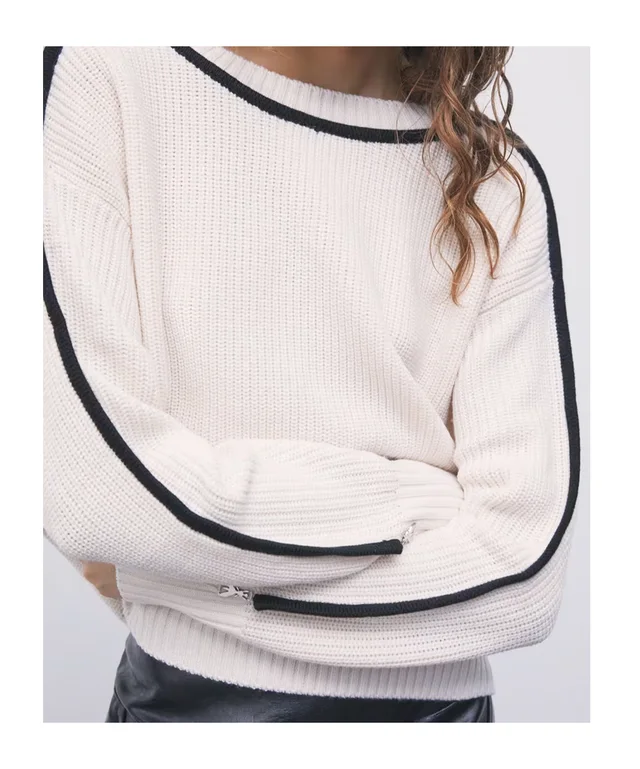 Patrizia Pepe Long-sleeve ribbed sweater, photo 4 of 4 from SENSER